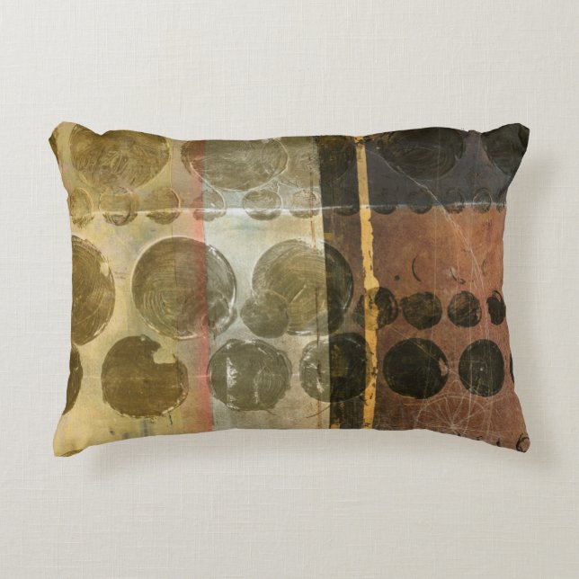 Almofada Decorativa Gotas Verdes Circulantes (Frente)