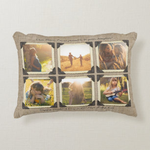 Almofada Decorativa Grade personalizada filha da foto de Instagram da