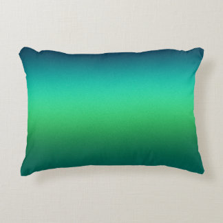 Almofada Decorativa Gradiente Abstrato Verde Turquesa Moderno Fundo