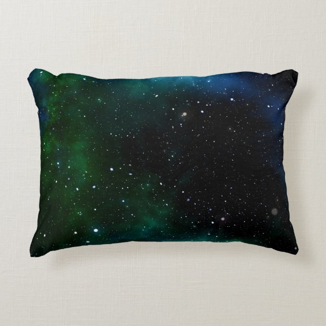 Almofada Decorativa Gradiente de Galáxia de Estrelas (Frente)