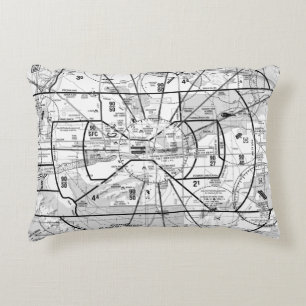 Almofada Decorativa Gráfico de Aviação