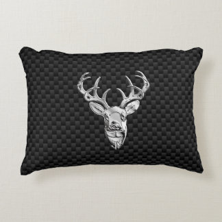 Almofada Decorativa Gráfico de veados de prata em Impressão de estilo