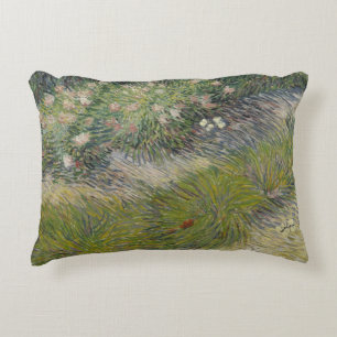 Almofada Decorativa Grama e Borboletas por Vincent van Gogh