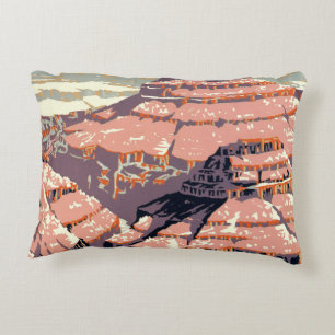Almofada Decorativa Grand Canyon Western Graphic Art American