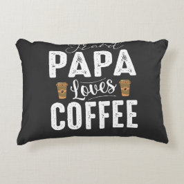 Almofada Decorativa Grandpa Loves His Coffee