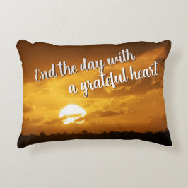 Almofada Decorativa Grateful Heart Travesseiro