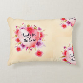 Almofada Decorativa Gratidão florescente da Mãe