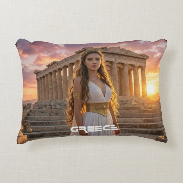 ALMOFADA DECORATIVA GRÉCIA - ACROPOLIS (Frente)