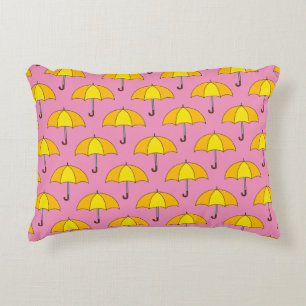 Almofada Decorativa Guarda-chuva Amarelo