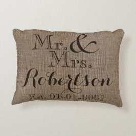 Almofada Decorativa Guarda-Saída de Casamento Russo Personalizado