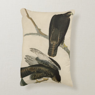 Almofada Decorativa Guerreiro Negro (Falcão de cauda vermelha) de Aves