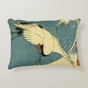 Almofada Decorativa Guindaste e onda do vintage