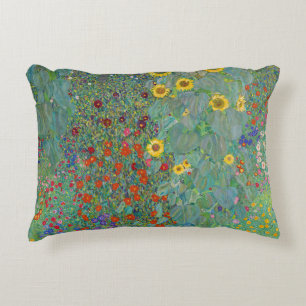 Almofada Decorativa Gustav Klimt - Jardim do País com Girassóis