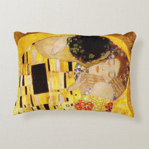 Almofada Decorativa Gustav Klimt O Beijo