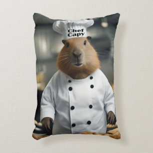 Almofada Decorativa Habilidade com Massas: O Capivara Culinário
