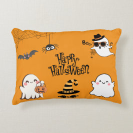 Almofada Decorativa Halloween bonito e assustador