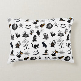 Almofada Decorativa Halloween bonito e assustador