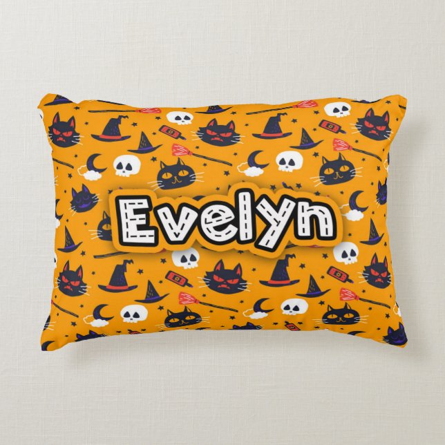 Almofada Decorativa Halloween Personalizado (Frente)