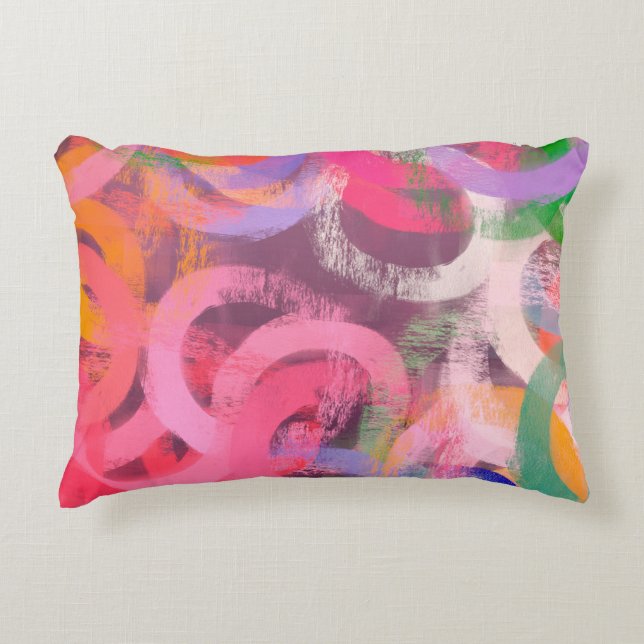 Almofada Decorativa Handmade surreal abstract pattern. Modern artistic (Frente)