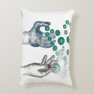 Almofada Decorativa Hands Outstretched with Golden Globes