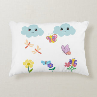 Almofada Decorativa Happy Clouds and Garden Friends