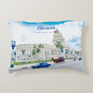 Almofada Decorativa Havana, Cuba - Alma Clássica Vintage