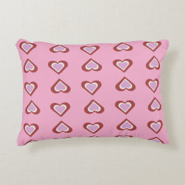 Almofada Decorativa Hearts pattern