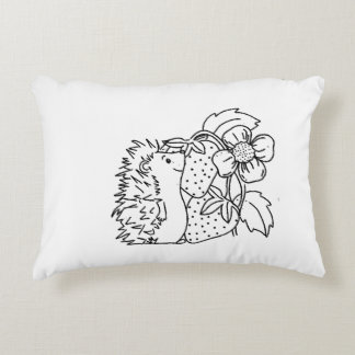 Almofada Decorativa Hedgehog and Strawberries