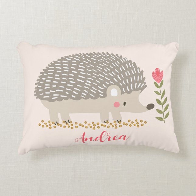 Almofada Decorativa Hedgie Feliz  (Frente)