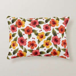 Almofada Decorativa Hibiscus Bloom Bliss
