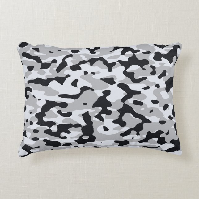 Almofada Decorativa High contrast urban camouflage (Frente)