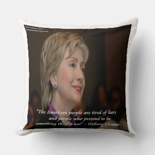 Almofada Decorativa Hillary Clinton Americano Irri