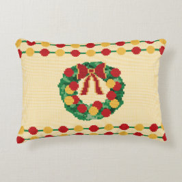 Almofada Decorativa Holiday Wreath Knit