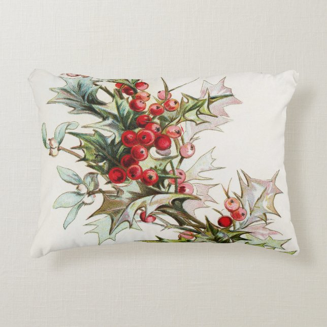 Almofada Decorativa HollyBerries 004 (Frente)