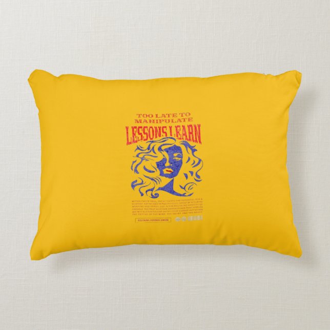 ALMOFADA DECORATIVA HOME DECOR MANIPULATE LESSONS LEARN ACCENT PILLOW  (Frente)