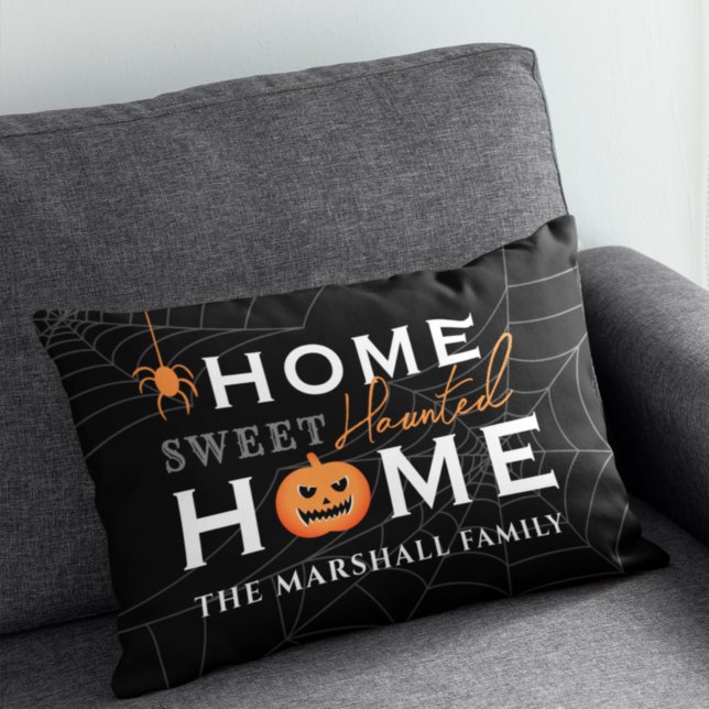 Almofada Decorativa Home Sweet Halloween Personalizado (Criador carregado)