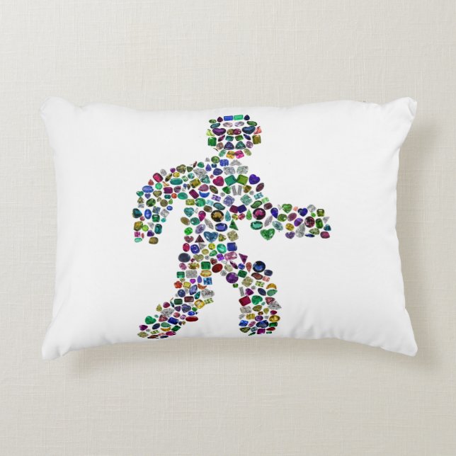 Almofada Decorativa Homens em Movimento (Frente)