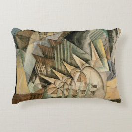 Almofada Decorativa Hora de Pico, Nova York por Max Weber, Cubismo Vin