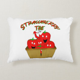 Almofada Decorativa Horário de Morango!