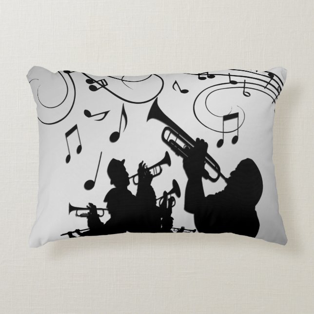 Almofada Decorativa Horn Section Music Design (Frente)