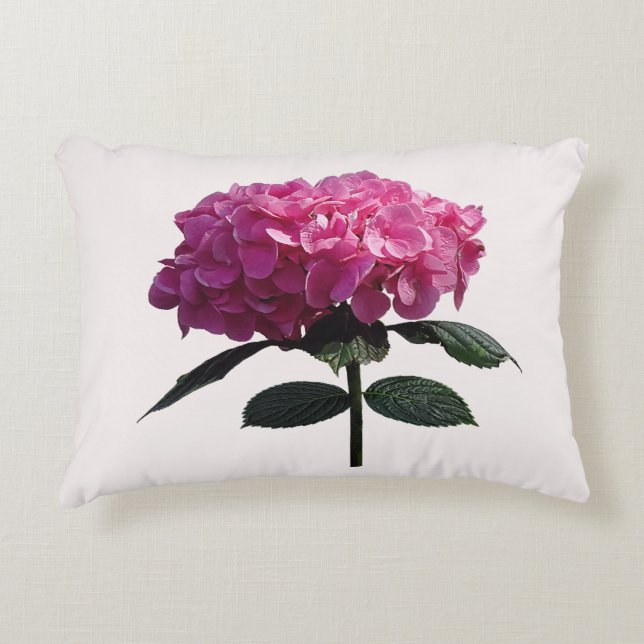 Almofada Decorativa Hortênsia Rosa Delicada (Frente)