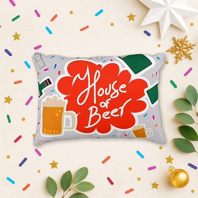 Almofada Decorativa House of Beer (Criador carregado)