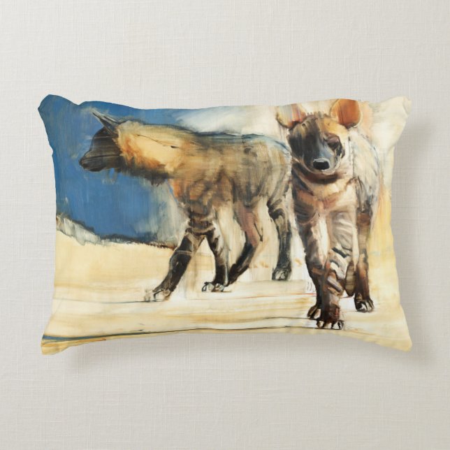 Almofada Decorativa Hyaenas listrado 2010 (Frente)