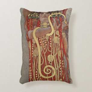 Almofada Decorativa Hygieia por Gustav Klimt, Arte Nouveau Antiga