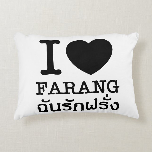 Almofada Decorativa I Black Heart (Love) Farang (Frente)