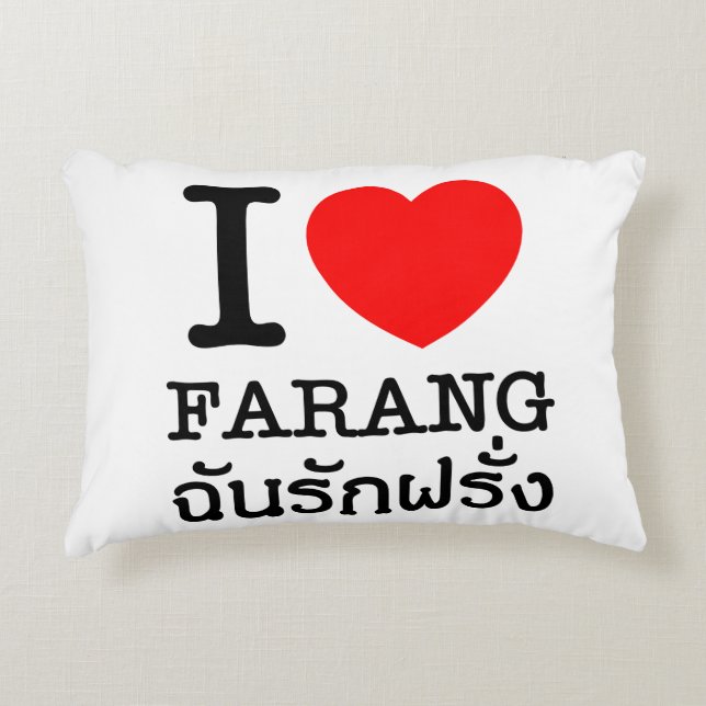 Almofada Decorativa I Heart (Love) Farang (Frente)