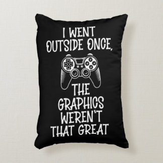 Almofada Decorativa I Went Outside - Funny Gamer