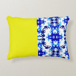 Almofada Decorativa Ice Blue Snowboarder Sky Amarelo Esporte de Neve