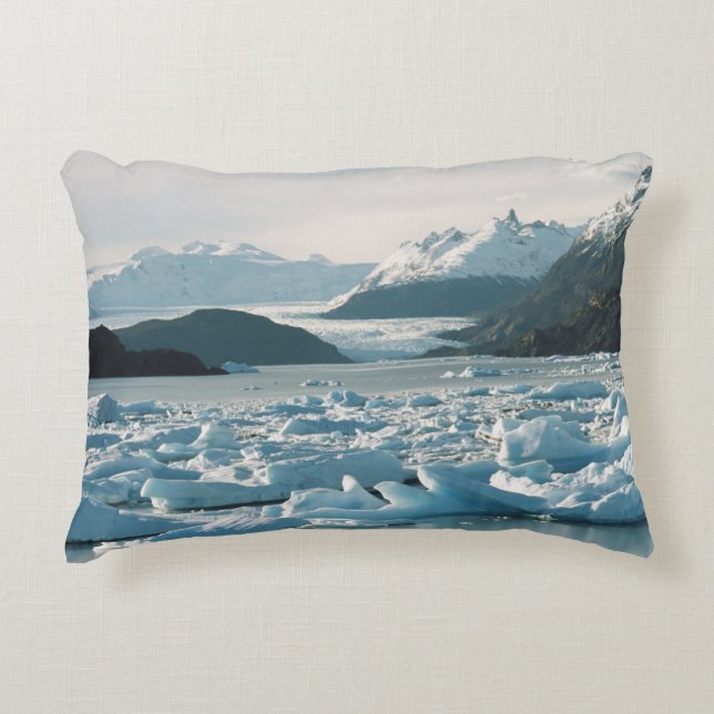 Almofada Decorativa Icebergs Glaciais (Frente)