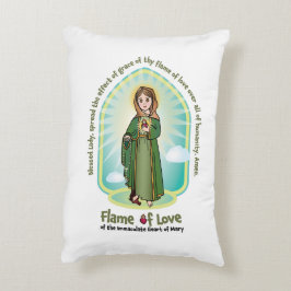 Almofada Decorativa Ícone do FOL Mãe Maria + Acento de Travesseiro da 